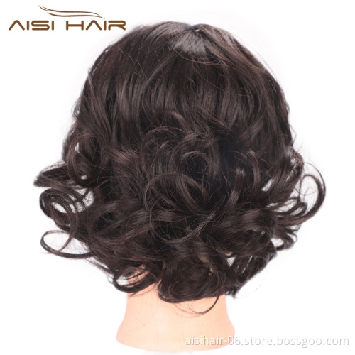 Aisi Hair Synthetic Short Curly Ponytail Hair Extensions Heat Resistant Hair Drawstring Hairpiece Ponytail for Women